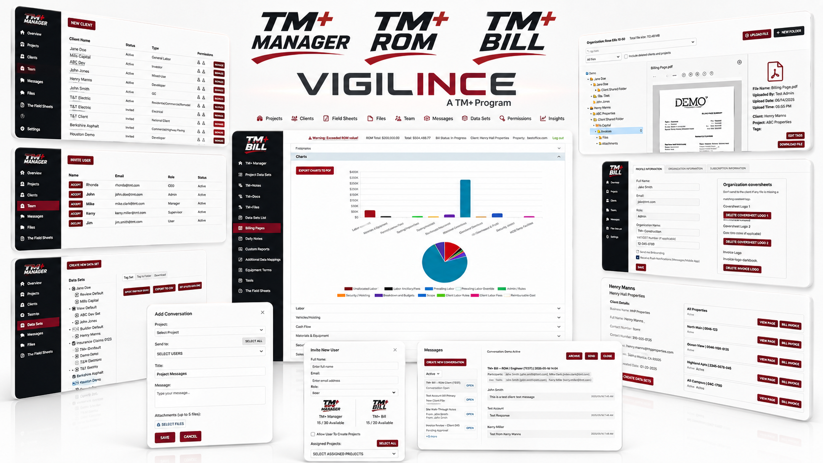 TM Plus cloud-based Time and Material Software platform for property loss professionals